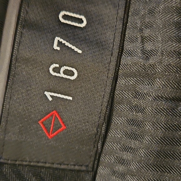 1670 2PCS Mens Business Suit Blazer Slim Fit Tuxedo Coat & Pants Formal black - Picture 4 of 10